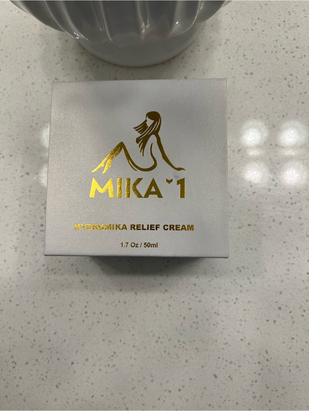MIKA`1 Hydromika Relief Cream - White & Gold Box